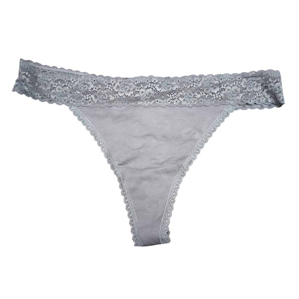 Maurices Simply Comfy Dust Plum Waistband Thong Plus Size 3X